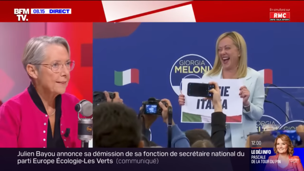 Élisabeth Borne et les élections italiennes : le paroxysme de l’arrogance des élites
