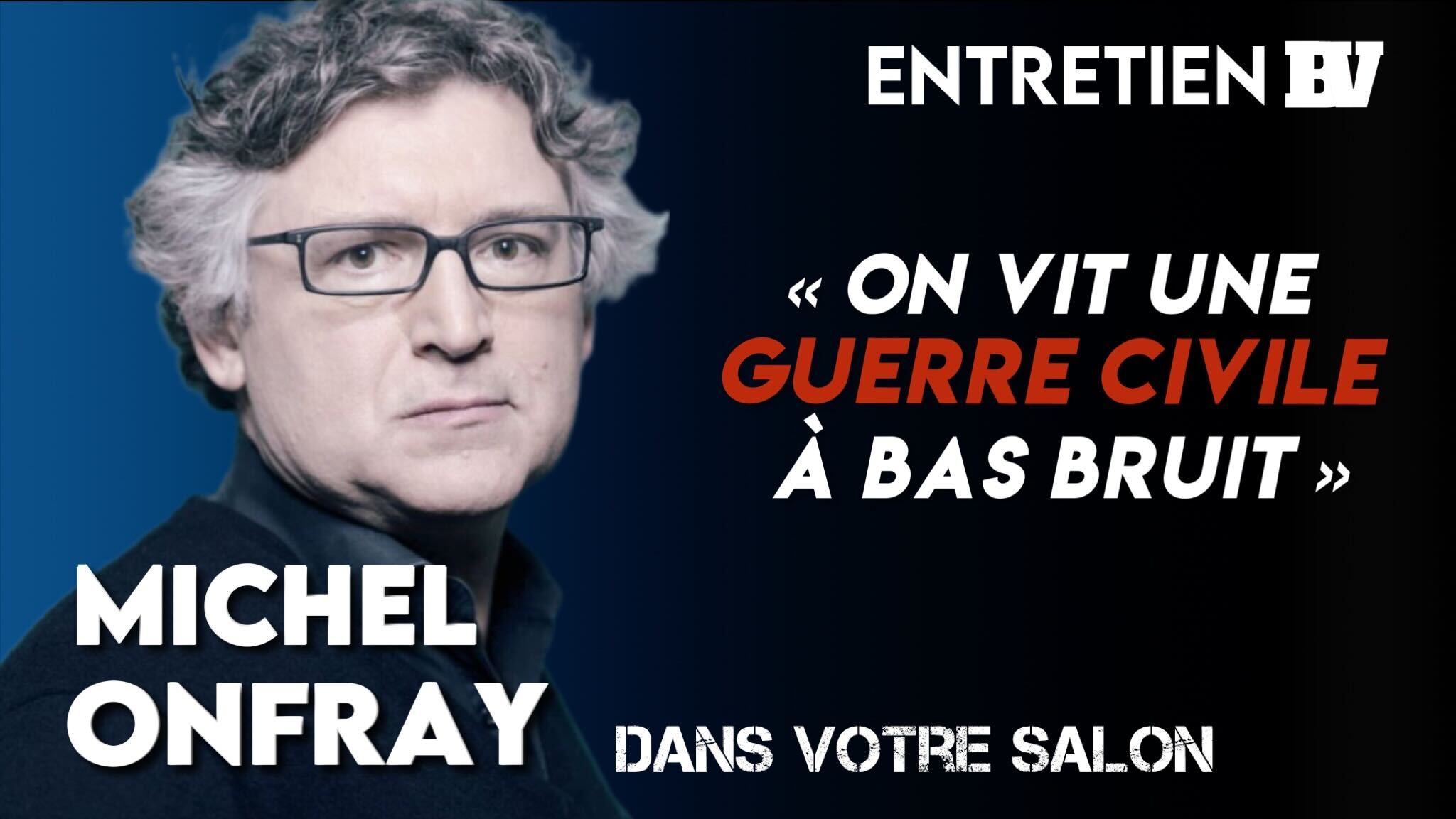 Pour Michel Onfray, les Français ne sont pas «juste des gens qui