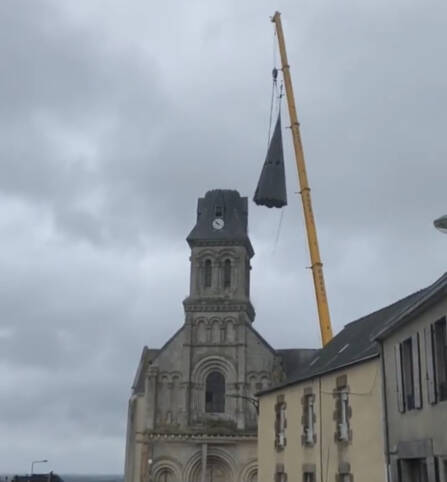 Chronique de la cancel culture : un village de Mayenne démolit son église