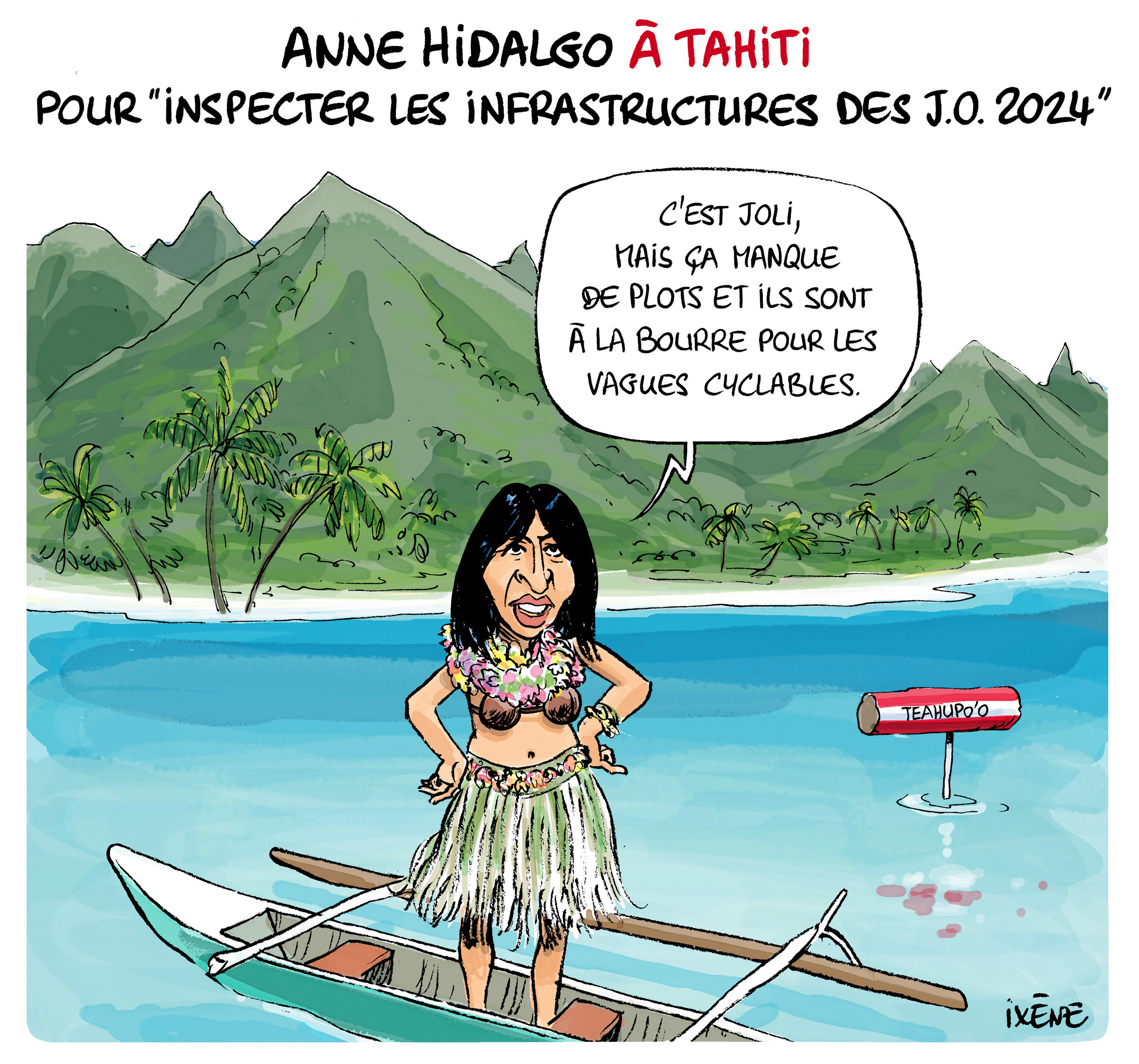 Le croc d'Ixène] Anne Hidalgo à Tahiti... - Boulevard Voltaire