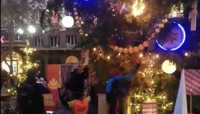 Strasbourg : le sapin de Noël victime du militantisme écolo
