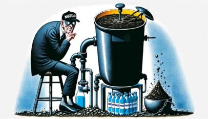Scandale de l'eau en bouteille : foodwatch porte plainte contre Nestlé Waters