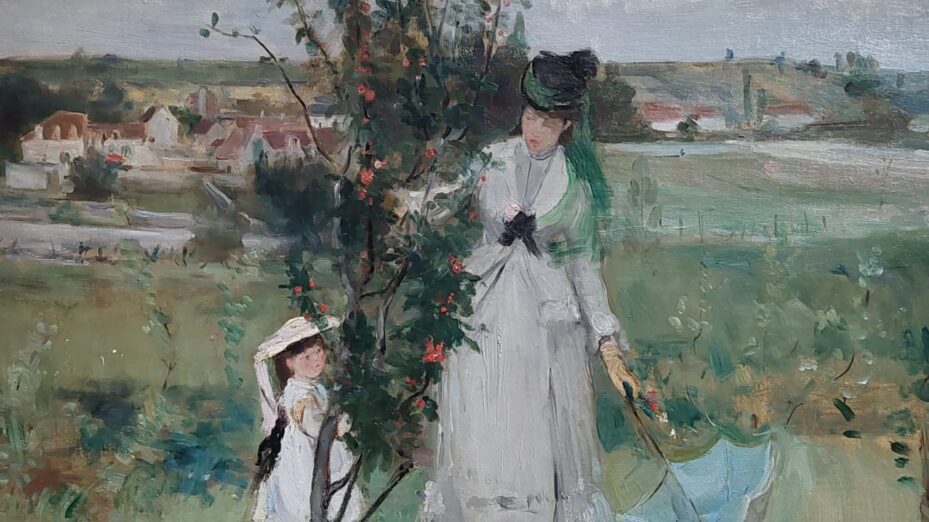 Berthe Morisot, Cache-cache (détail). 1873. Huile sur toile: 45 x 55 cm. New York, Mrs. John Hay Whitney Collection. © BV