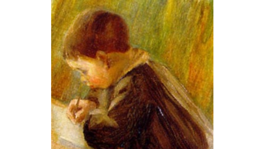 Ecolier écrivant, Renoir
