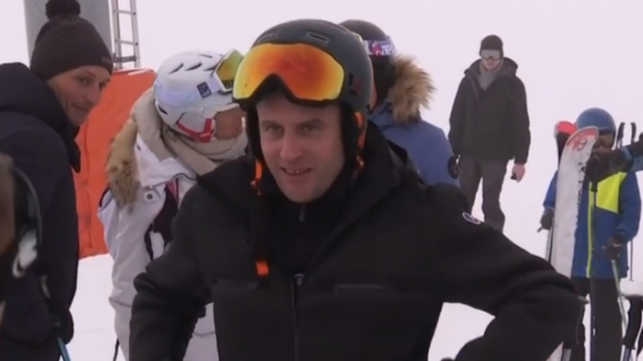 Macron ski