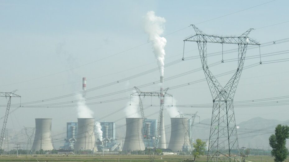 Centrale au charbon en Chine