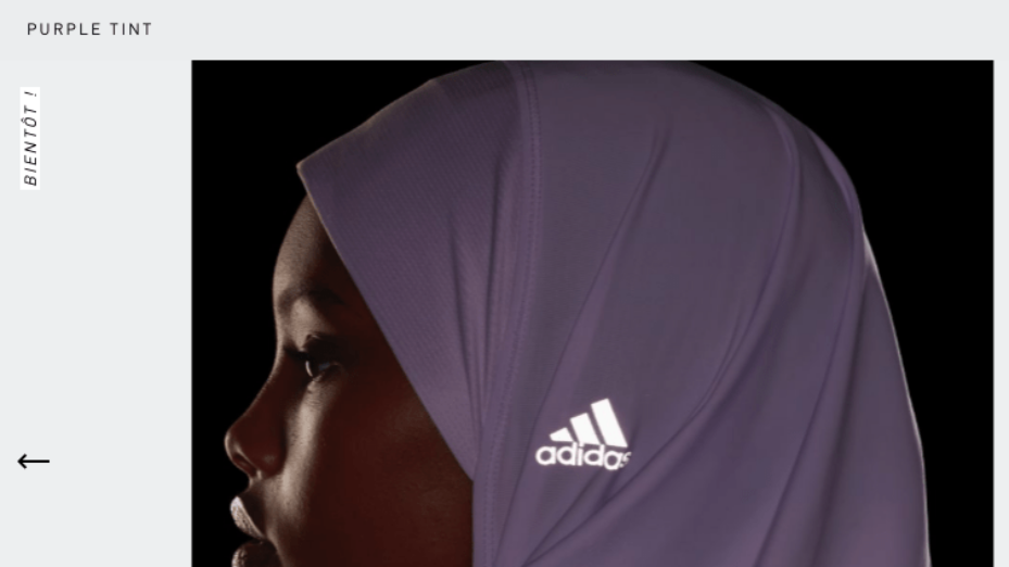 Capture d'écran ©Adidas France