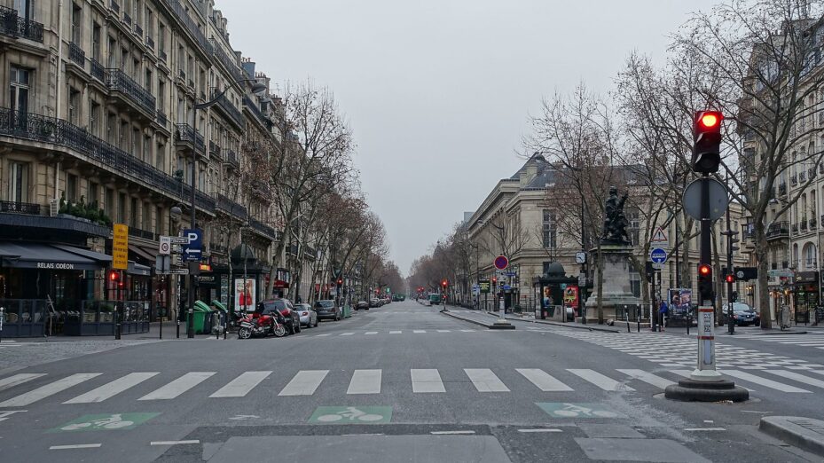 Boulevard Saint Germain vide