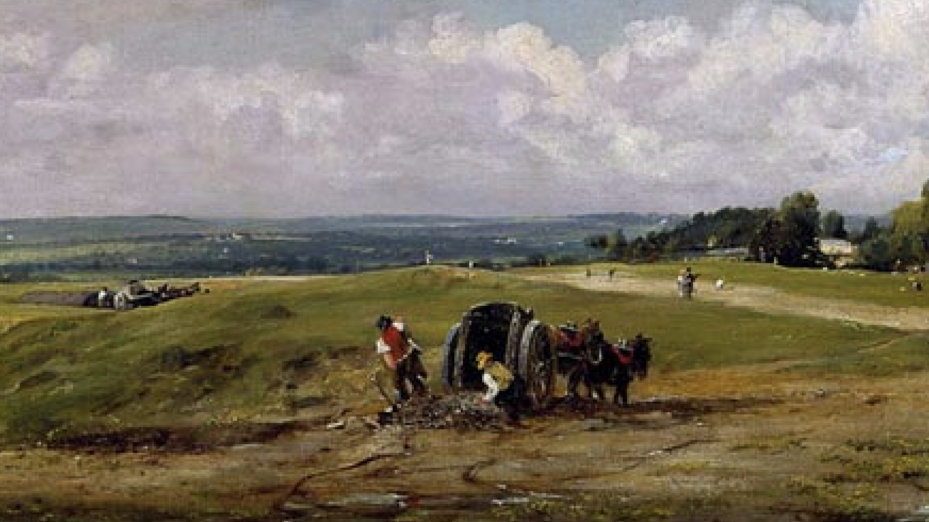 Constable paysage détail