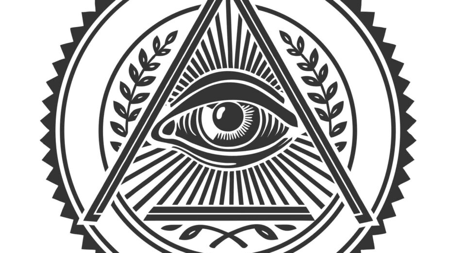 Vector,Occult,All-seeing,Eye,Sign,Icon.,The,Symbol,Of,The