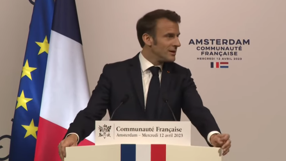 macron amsterdam