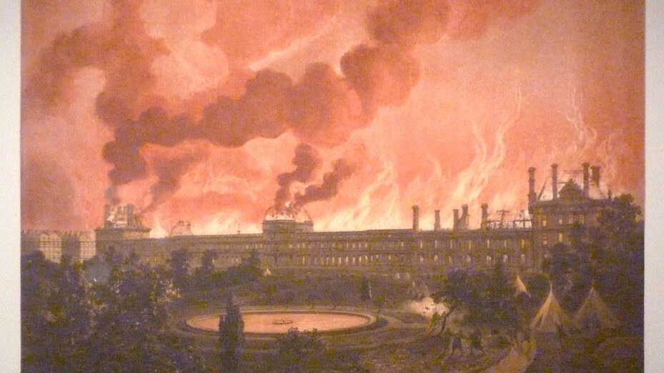 Incendie des Tuileries en 1871
