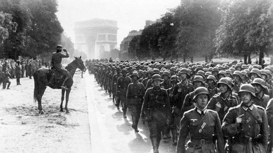soldats allemand paris 1940