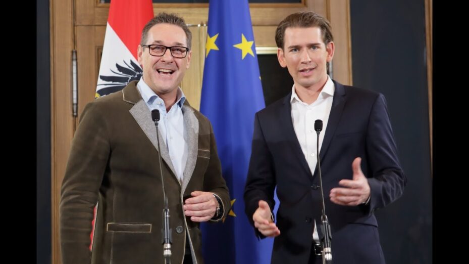 Kurz Strache Autriche