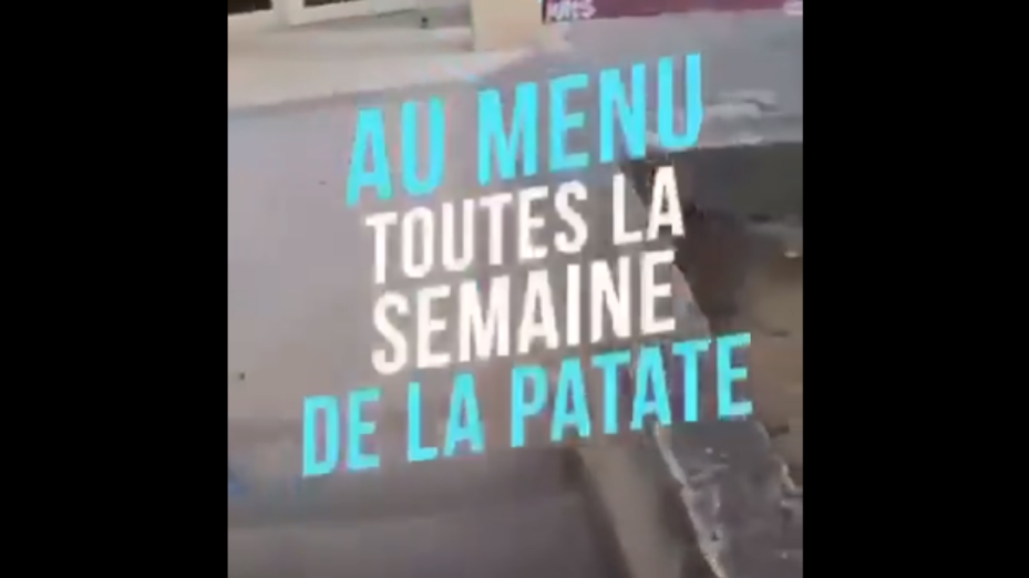 au menu patate