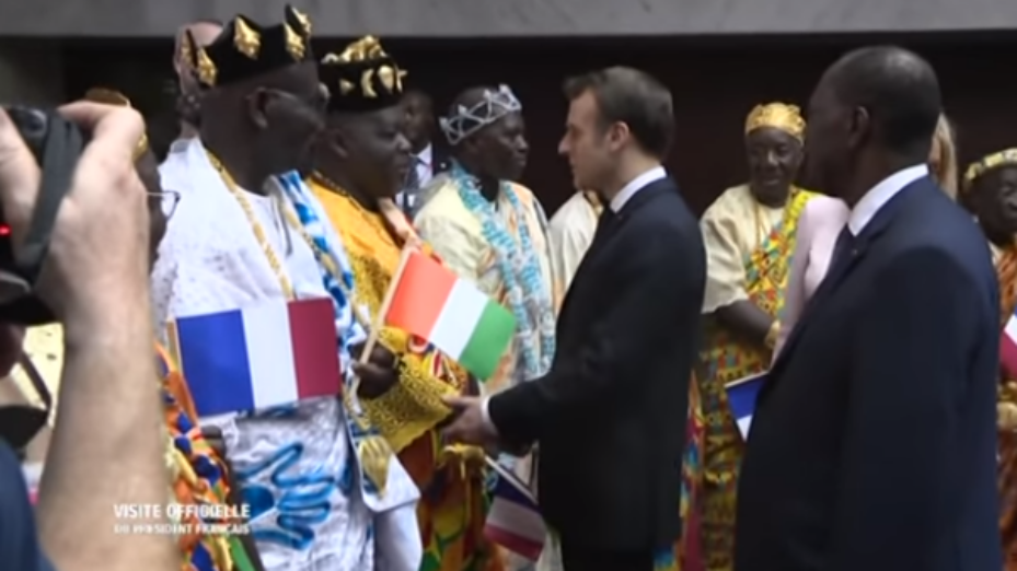 macron abidjan