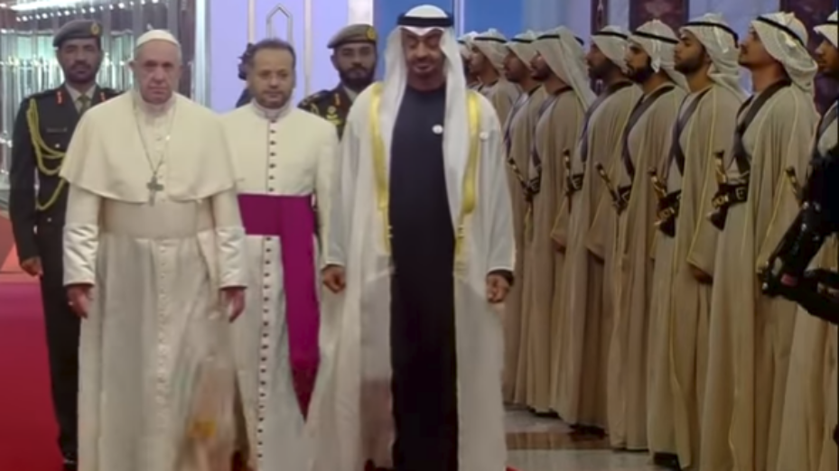 Pape François Emirats arabes unis
