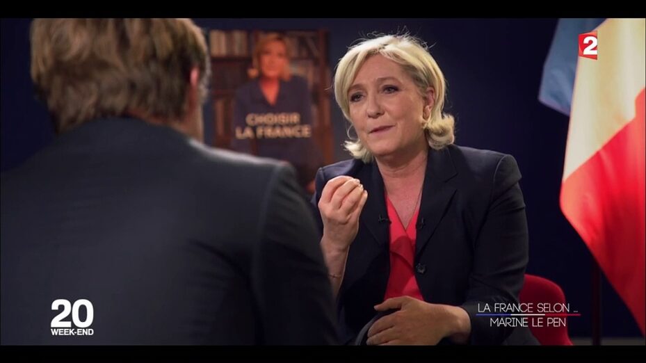 Marine Le Pen sur France 2