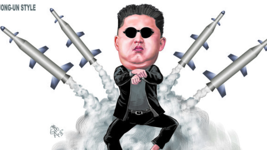 "Kim Jong-un style", vu par le dessinateur brésilien Renato Aroeira