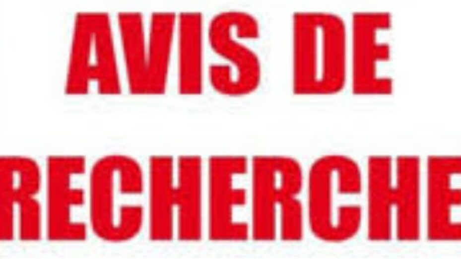 avis de recherche