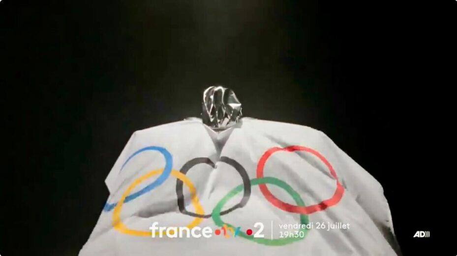 © Capture écran France TV - Premières images cérémonie d'ouverture JO 2024