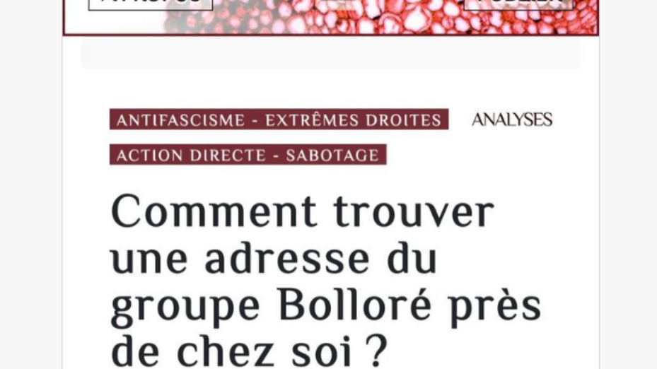 les Soulèvements de la Terre Bolloré