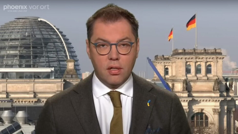 Oleksii Makeiev, ambassadeur d'Ukraine en Allemagne. Capture d'écran © Phoenix