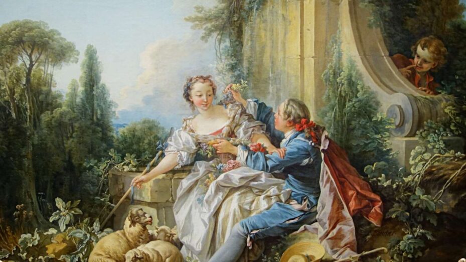 François Boucher, Le pasteur galant, Hôtel de Soubise (1738). © Wikipedia