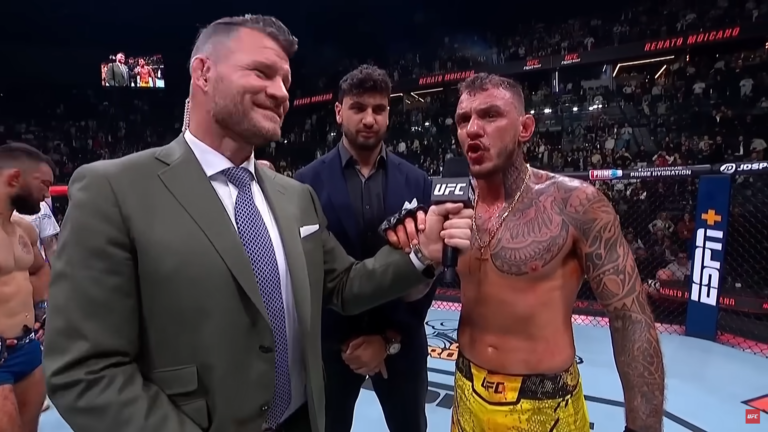 discours virulent de Renato Moicano après sa victoire contre Benoît Saint Denis en MMA