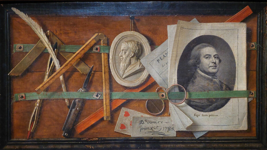 G.D. Doncre, Trompe-l'oeil, 1785. Arras, Musée des Beaux-Arts. © Samuel Martin