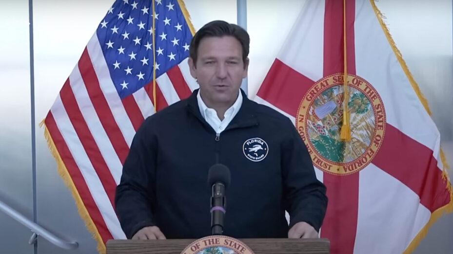 Ron DeSantis. Capture d'écran © Forbes Breaking News