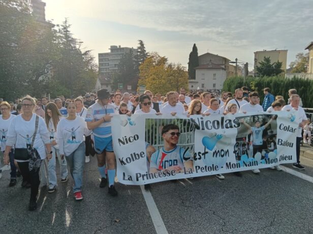 marche blanche pour Nicolas à Romans