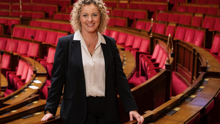 Yaël Ménaché, députée de la 5ème circonsciption de la Somme, à l'Assemblée nationale le 9 Octobre 2024.