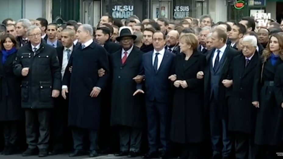 Manifestation du 11 janvier 2015. Capture écran BFMTV