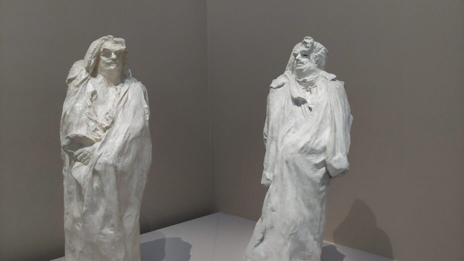 Auguste Rodin, deux projets drapés pour le monument à Balzac. © Samuel Martin