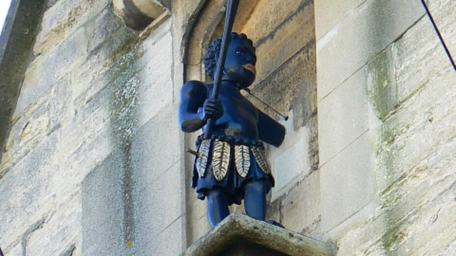 Le Blackboy de la ville de Stroud. © Brian Robert Marshall, CC BY-SA 2.0, https://commons.wikimedia.org/w/index.php?curid=13224122