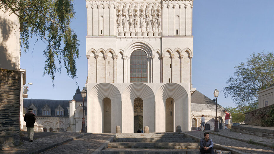 Le projet de galerie. ©Kengo Kuma & Associates/Lautreimage