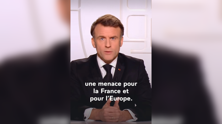 © Capture écran TikTok Emmanuel Macron