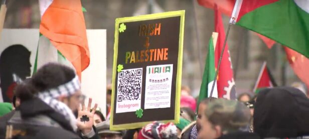 Irlande : des drapeaux palestiniens pour la Saint-Patrick !