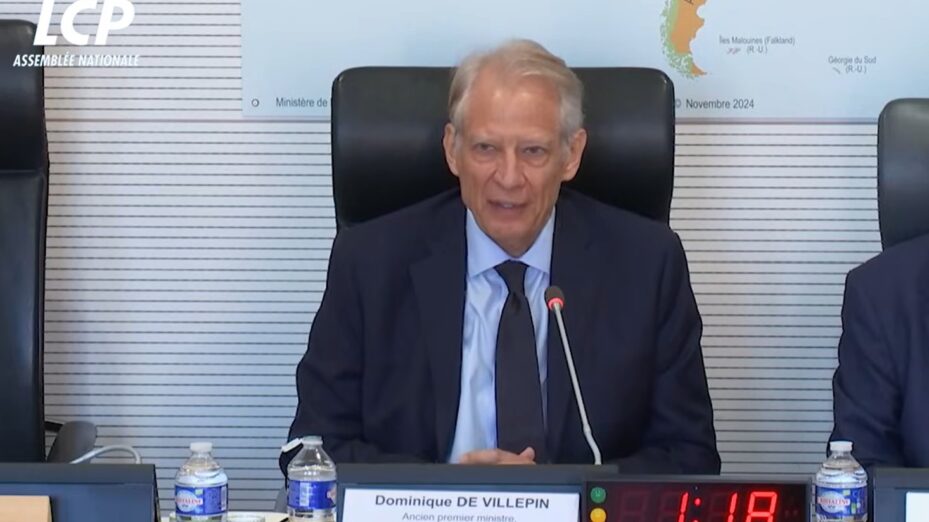 villepin Capture d'écran LCP
