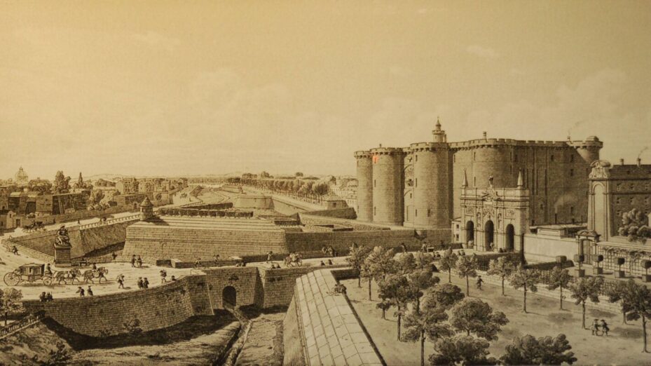 FORT_BASTILLE Auteur inconnu . Reproduction de la gravure par Jérôme Blum.