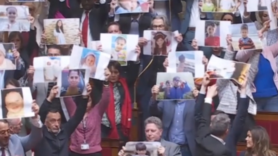 LFI Assemblée nationale enfants palestiniens capture X