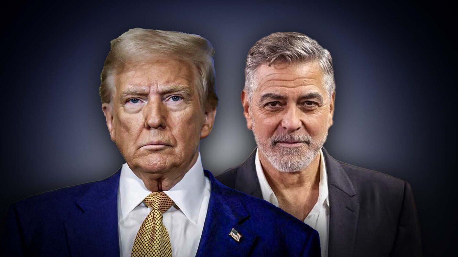 Trump Clooney