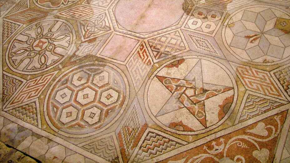 Loupian mosaïques gallo-romaines © image: Par JYB Devot — Travail personnel, CC BY-SA 4.0, https://commons.wikimedia.org/w/index.php?curid=71047387