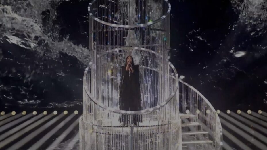 capture d'écran deuxième demie finale de l'Eurovision