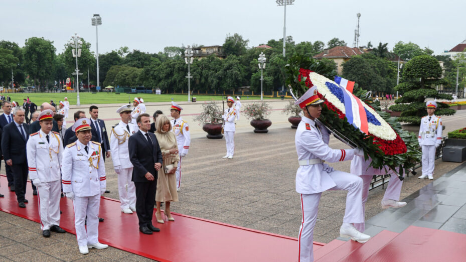 Macron Ho Chi Minh Vietnam AFP image AFP ne pas réutiliser