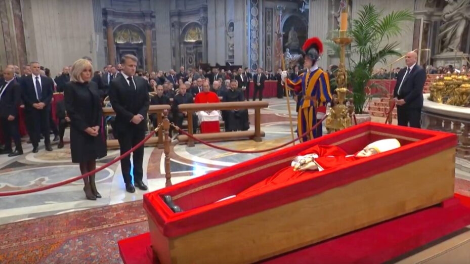 MACRON VATICAN Capture écran AFP