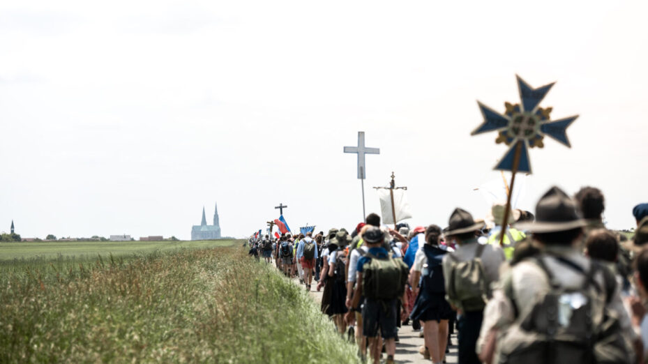 pèlerinage de chartres © Valentin du Bourg -
Les pèlerins de Chartres ce week-end