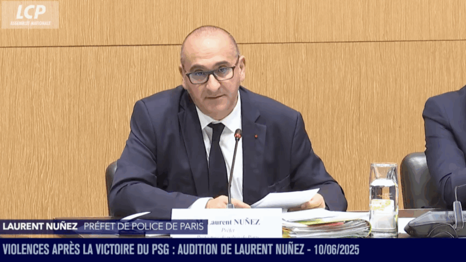 Laurent Nunez Capture d’écran LCP