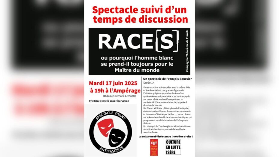 © Affiche CGT Race[s]